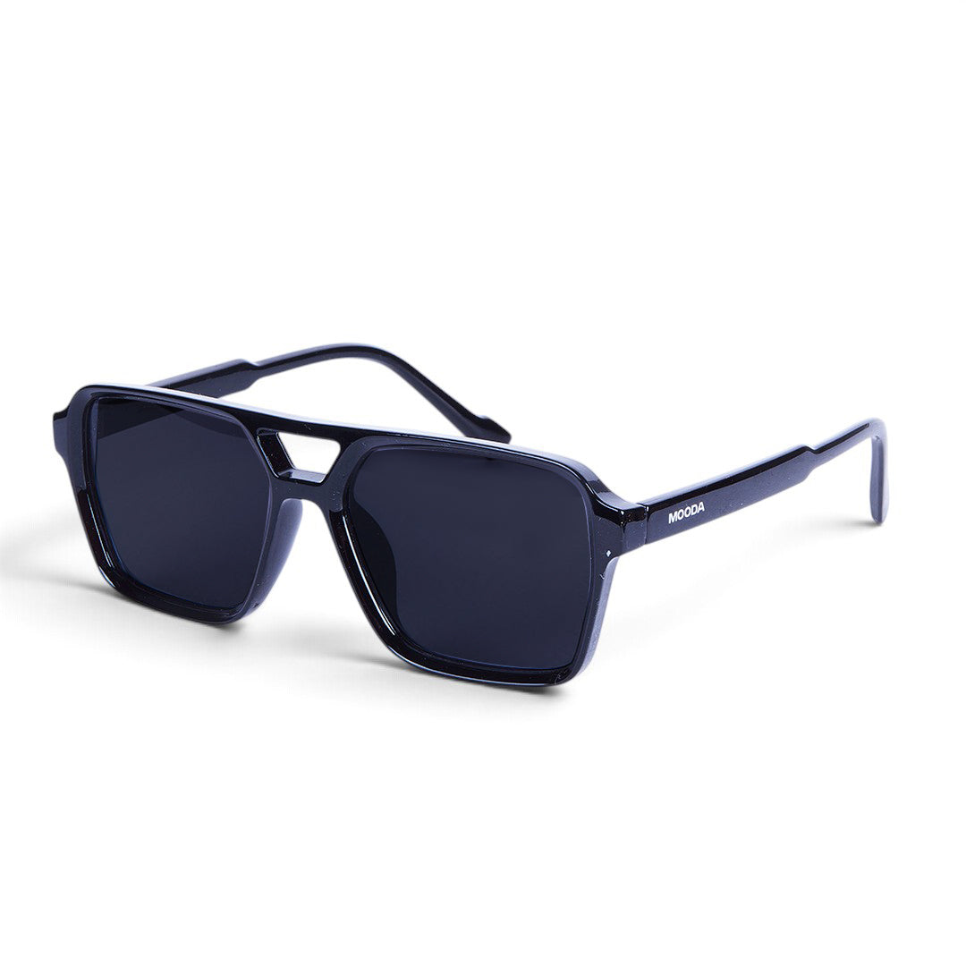 LENTES DE SOL CUADRADOS NEGRO 05965