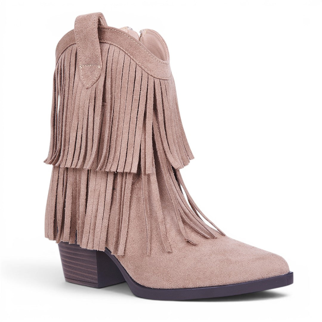 BOTÍN FLECOS TAUPE 06240