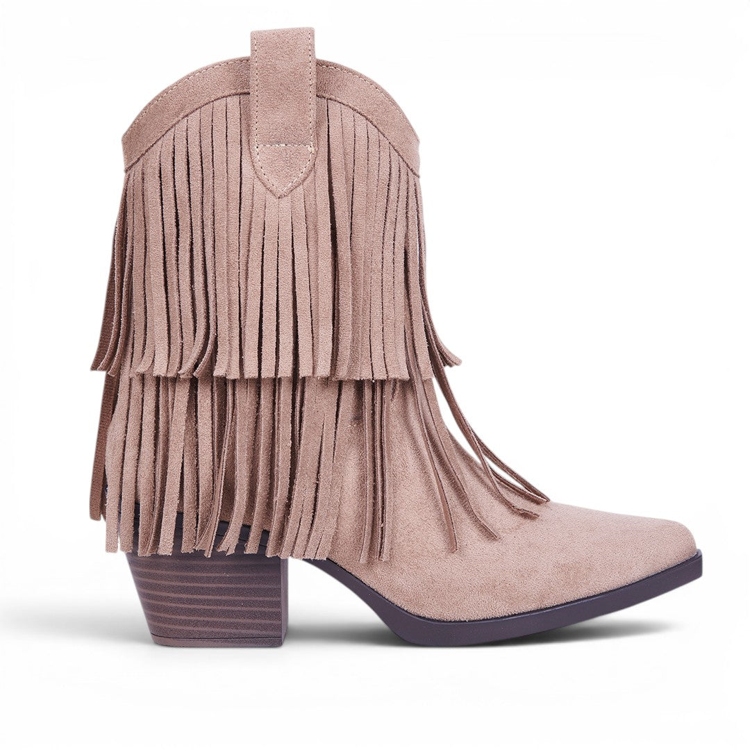 BOTÍN FLECOS TAUPE 06240