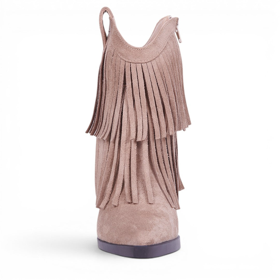 BOTÍN FLECOS TAUPE 06240