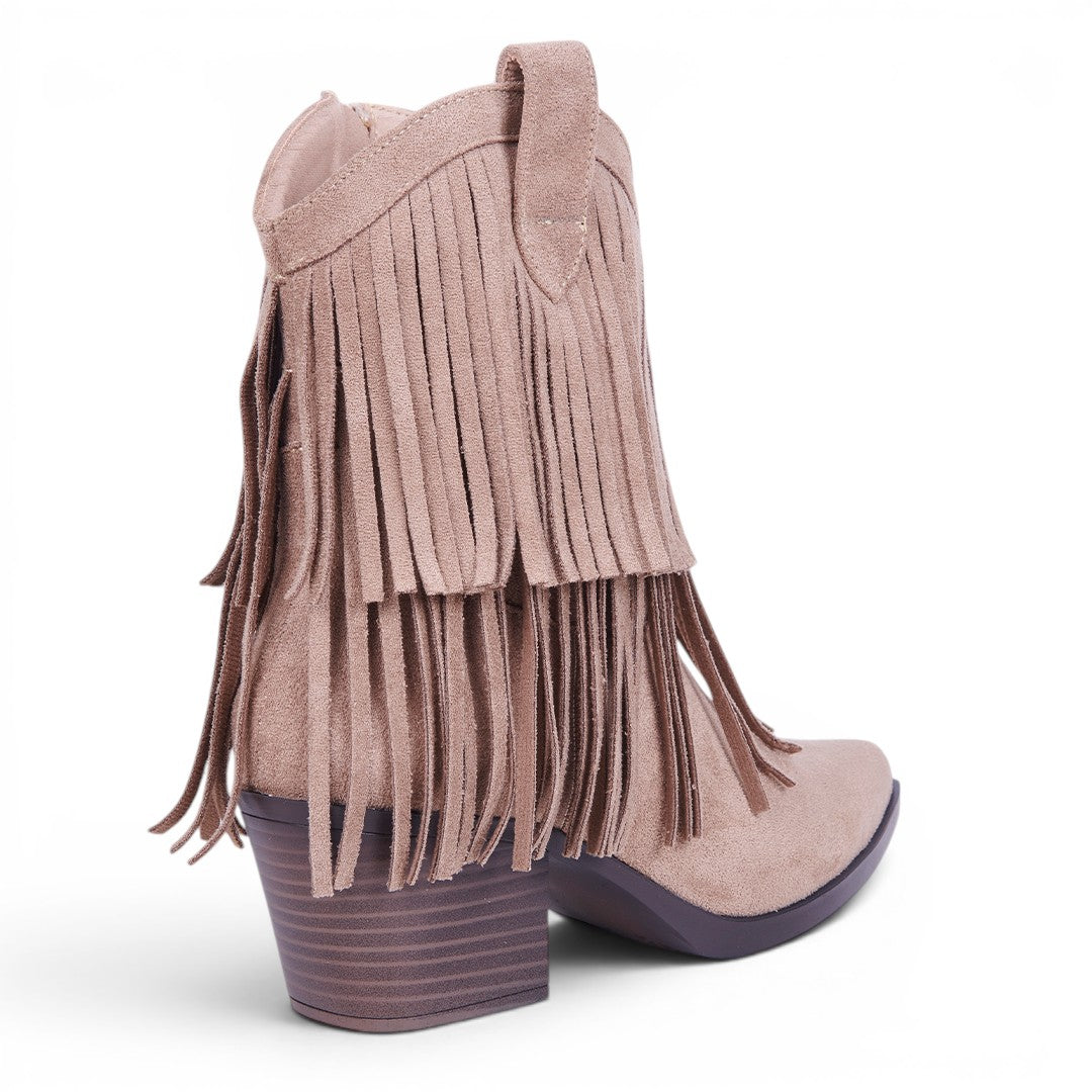 BOTÍN FLECOS TAUPE 06240