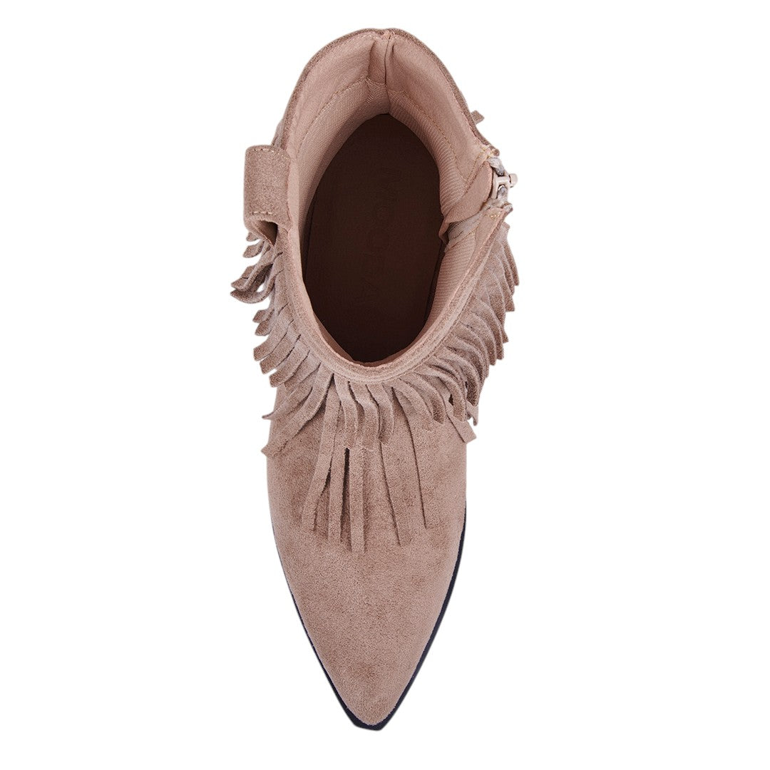BOTÍN FLECOS TAUPE 06240