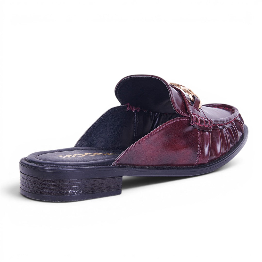 MOCASÍN DESTALONADO TINTO 15214
