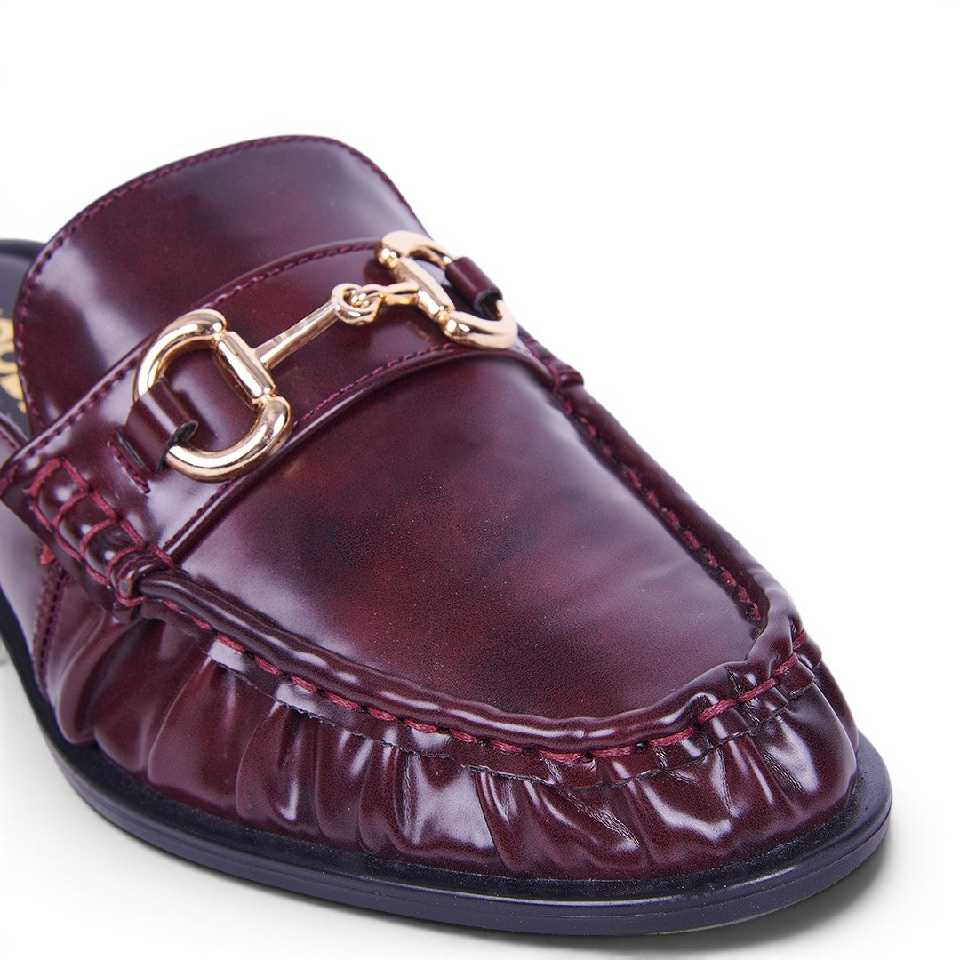 MOCASÍN DESTALONADO TINTO 15214