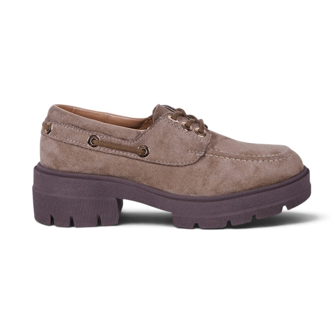 MOCASÍN NÁUTICO PLATAFORMA TAUPE 24816