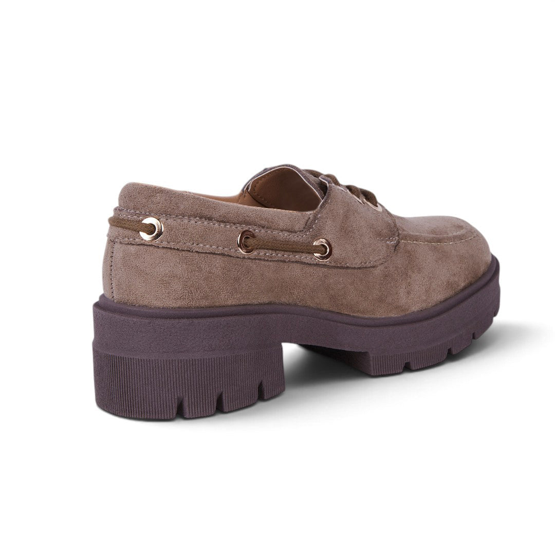 MOCASÍN NÁUTICO PLATAFORMA TAUPE 24816