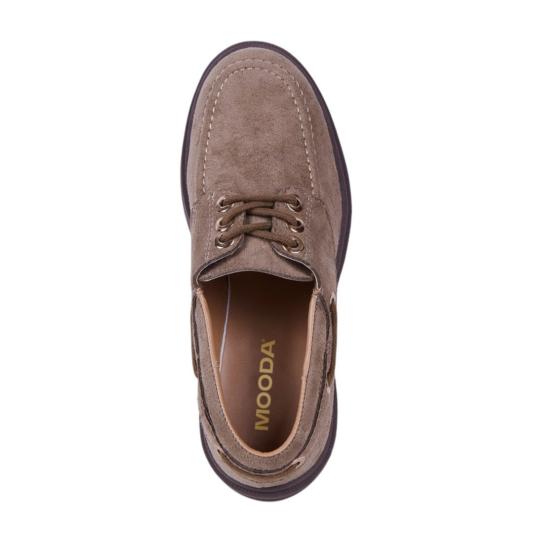 MOCASÍN NÁUTICO PLATAFORMA TAUPE 24816
