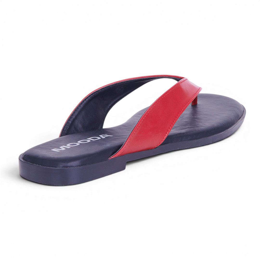 SANDALIA DE PISO ROJO 77616
