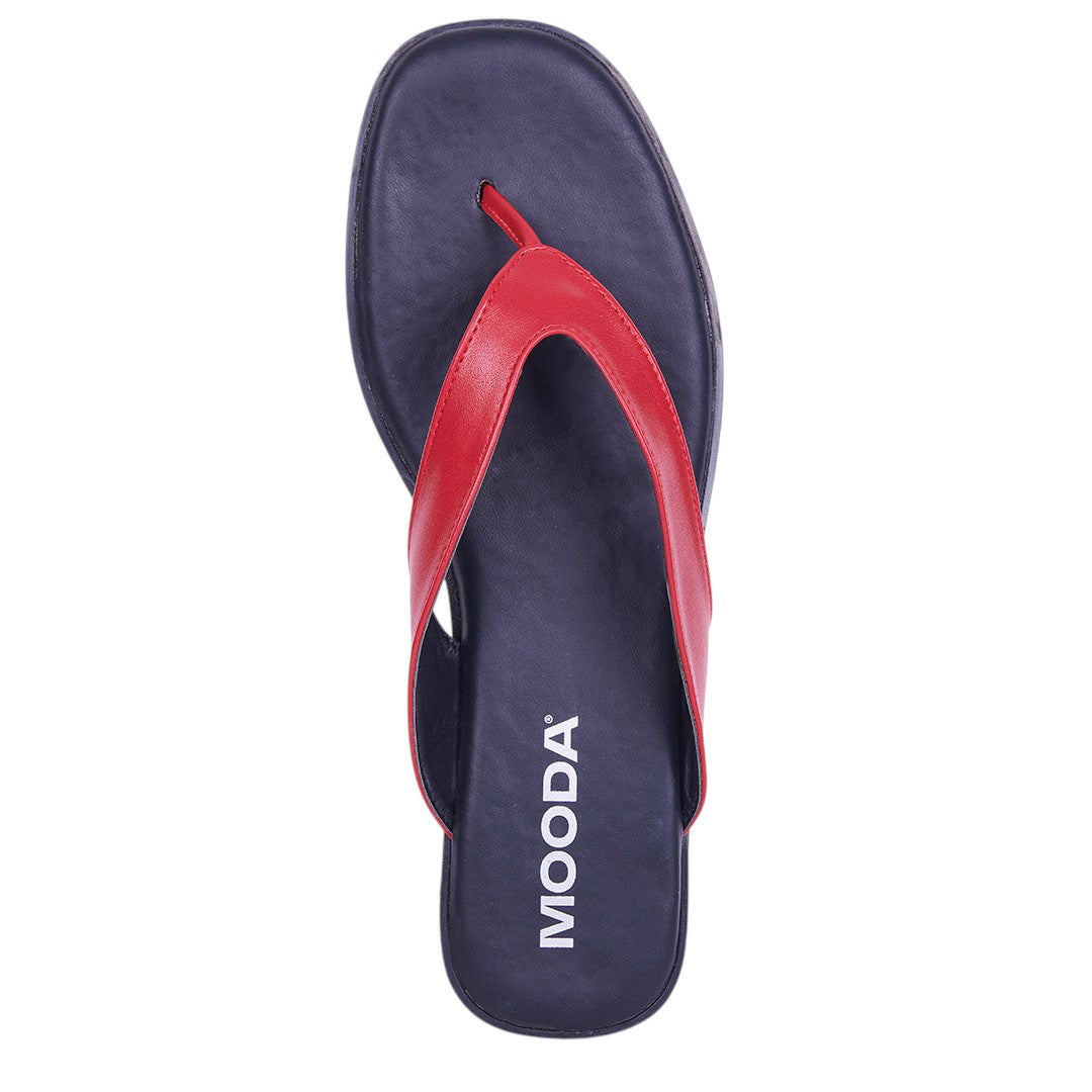 SANDALIA DE PISO ROJO 77616