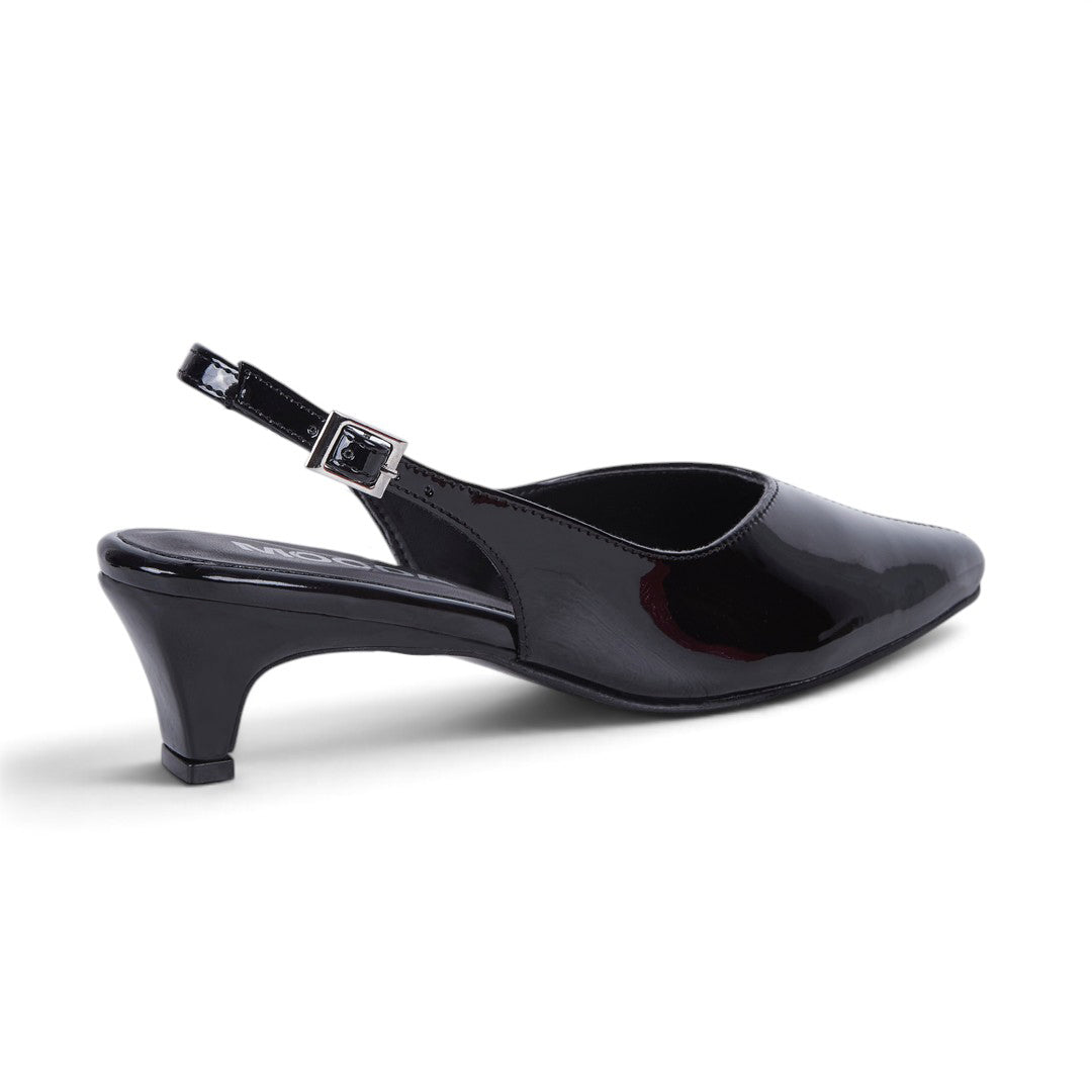 ZAPATILLA DESTALONADA CHAROL NEGRO 77621