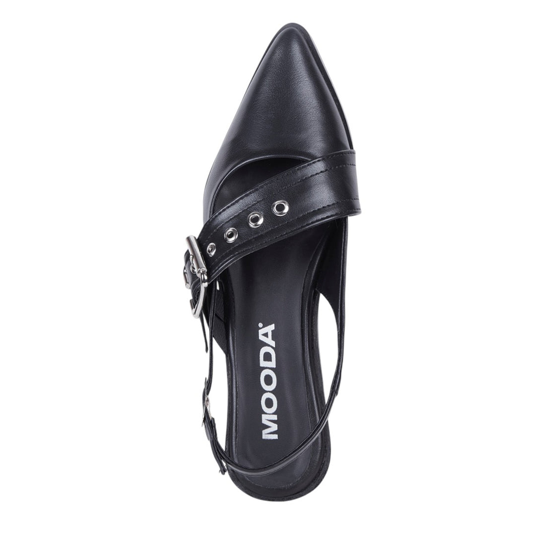 BALERINA PUNTUAL CON HEBILLAS NEGRO 77623