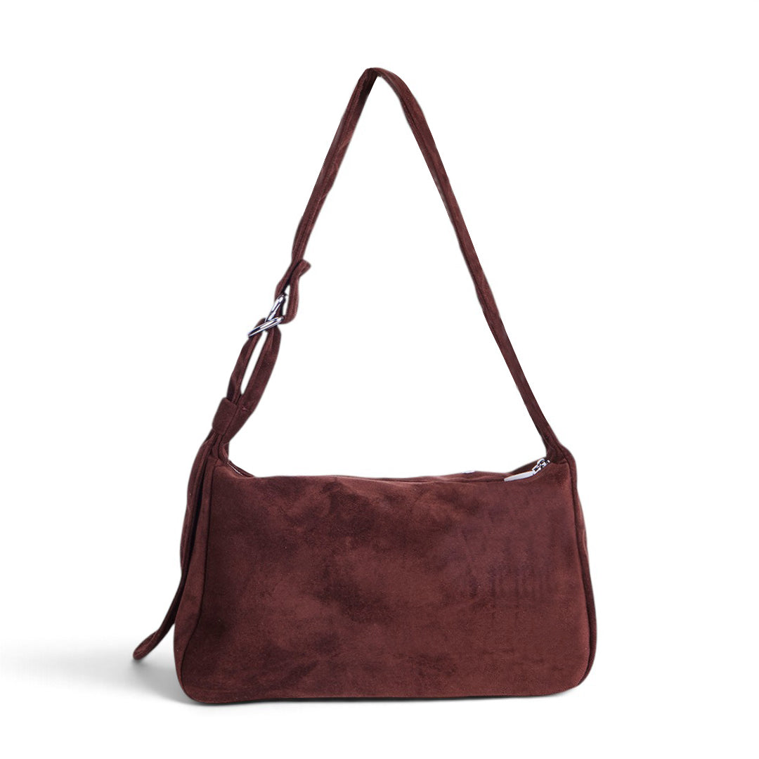 BOLSA CON OJALES METÁLICOS CAFÉ 83816