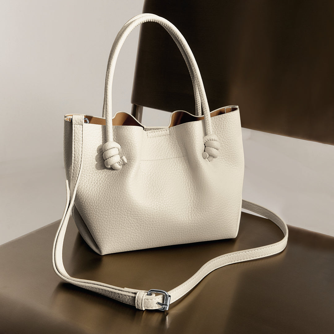 BOLSO TOTE TEXTURIZADO IVORY 83814