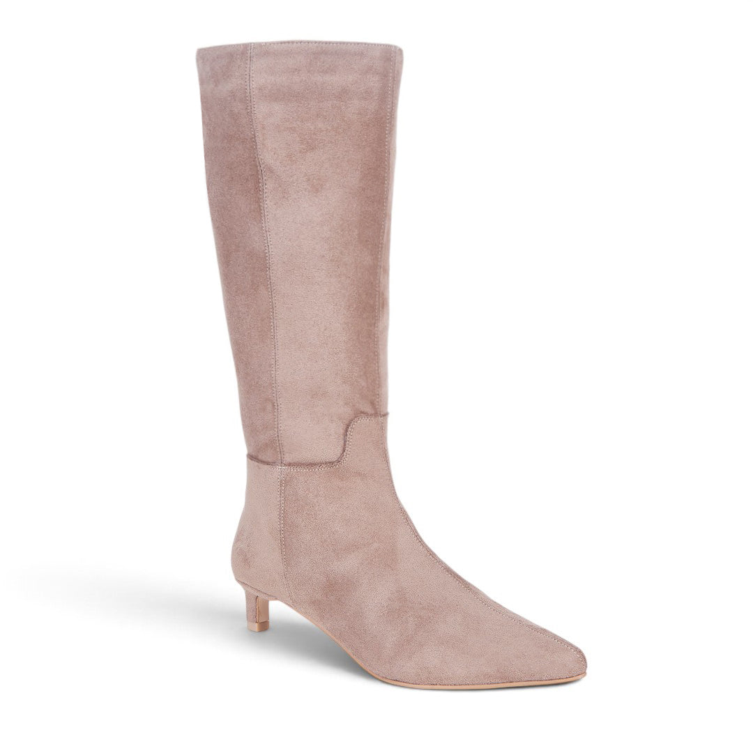 BOTA ALTA TUBO LISO TAUPE 47282
