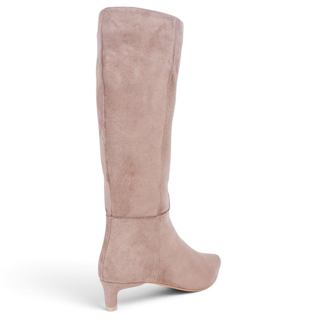 BOTA ALTA TUBO LISO TAUPE 47282
