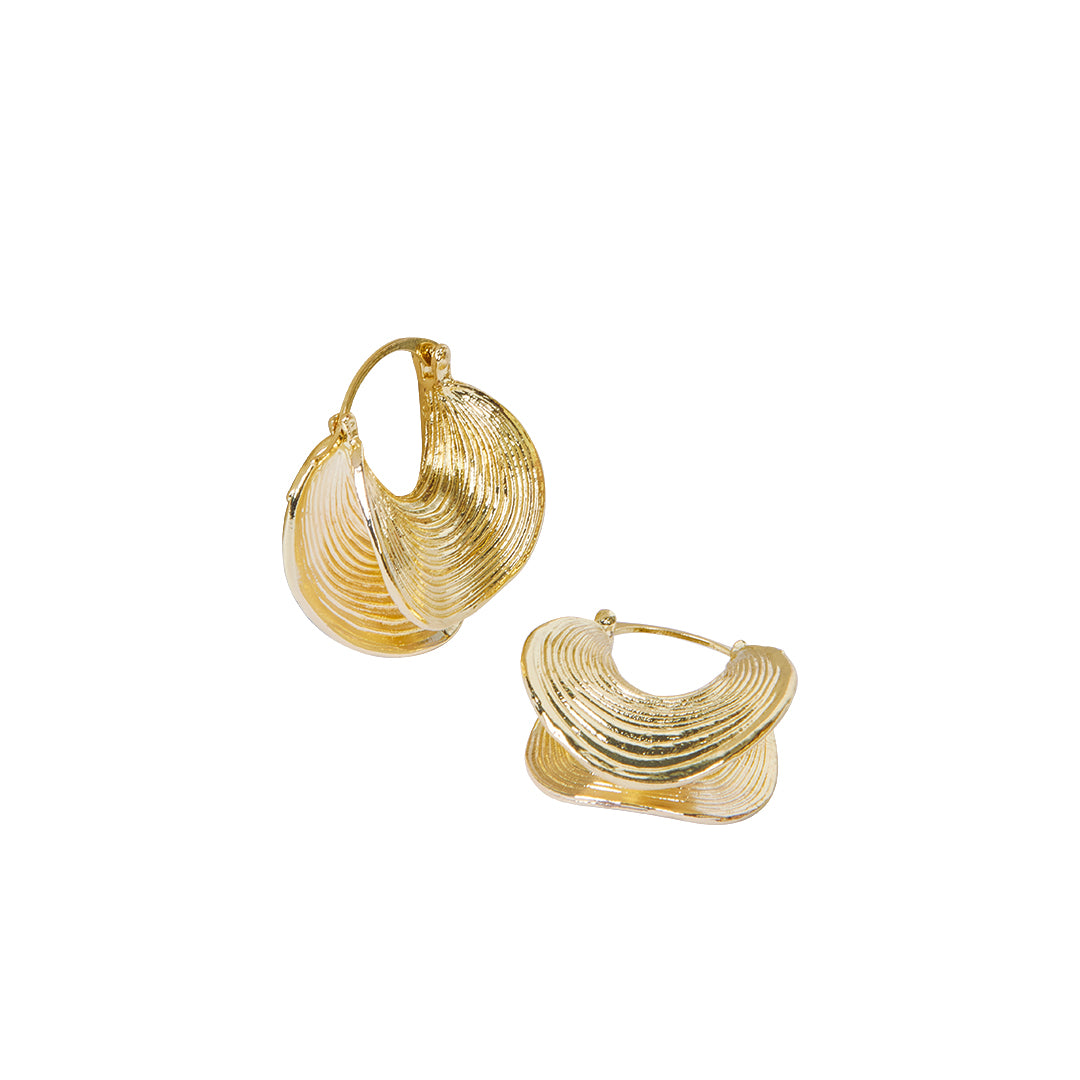 ARETES ARO TEXTURIZADO DORADO 93891