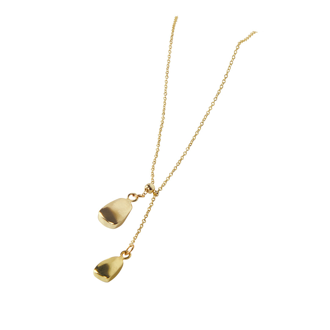 COLLAR COLGANTE GOTA DORADO 93887